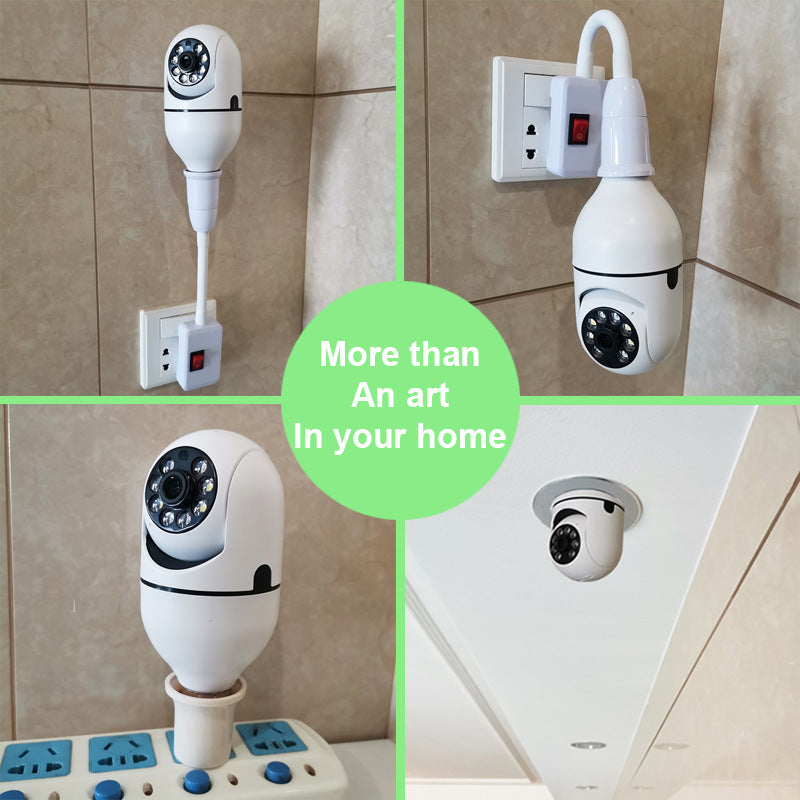 WiFi CAMERA 1080P Bulb 4X Zoom Camera E27 Home 5GWiFi Alarm Monitor - Premium 0 from Eretailer365.com - Just $5.71! Shop now at Eretailer365.com