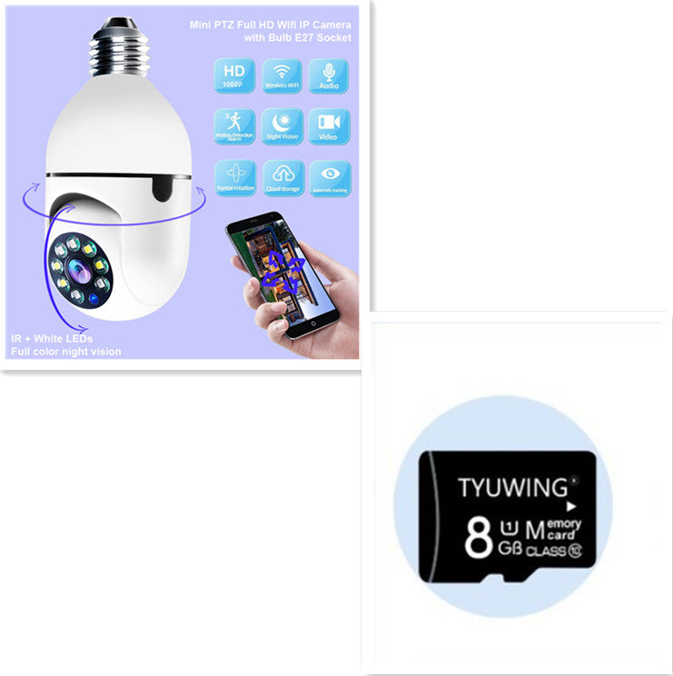 WiFi CAMERA 1080P Bulb 4X Zoom Camera E27 Home 5GWiFi Alarm Monitor - Premium 0 from Eretailer365.com - Just $5.71! Shop now at Eretailer365.com