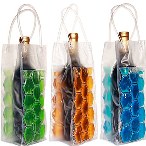 Wine Bag Beer Bottle Cooler & Ice Chiller Freezable Carrier (Pack of 2) - Premium Toys & Hobbies from Eretailer365.com - Just $24.99! Shop now at Eretailer365.com