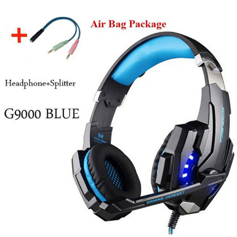 Wired Gaming Headset Headphones Surround Sound Deep Bass Stereo Casque Earphones With Microphone - Premium 0 from Eretailer365.com - Just $19.56! Shop now at Eretailer365.com