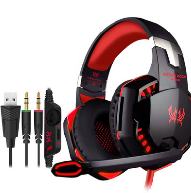 Wired Gaming Headset Headphones Surround Sound Deep Bass Stereo Casque Earphones With Microphone - Premium 0 from Eretailer365.com - Just $19.56! Shop now at Eretailer365.com