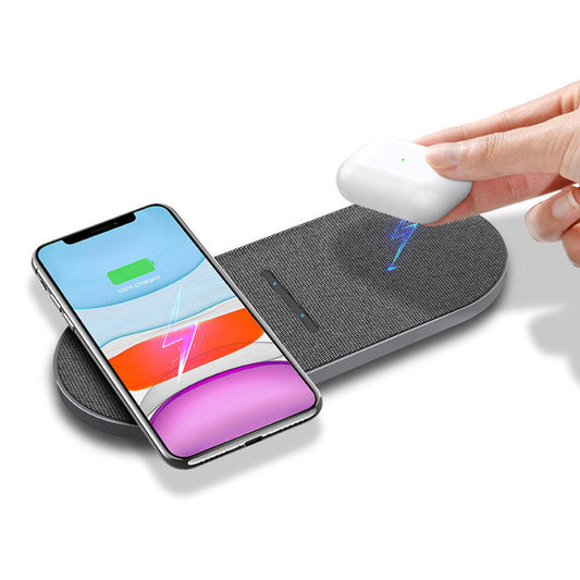 Wireless Charger 2 in 1 Pair 10W Quick Charge - Premium Toys & Hobbies from Eretailer365.com - Just $32.24! Shop now at Eretailer365.com