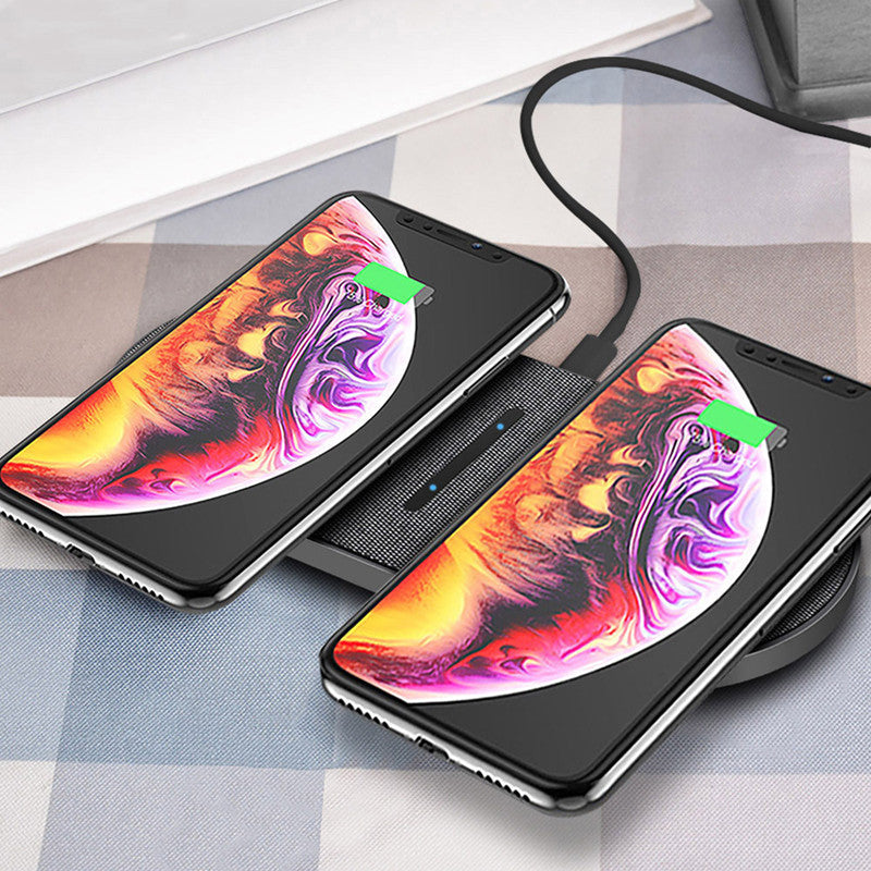 Wireless Charger 2 in 1 Pair 10W Quick Charge - Premium Toys & Hobbies from Eretailer365.com - Just $32.24! Shop now at Eretailer365.com