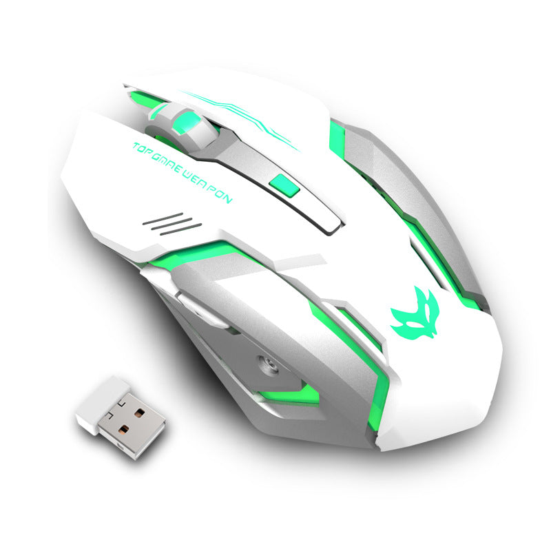 Wireless Charging Silent Gaming Mouse Machinery - Premium Computer & office from Eretailer365.com - Just $19.25! Shop now at Eretailer365.com