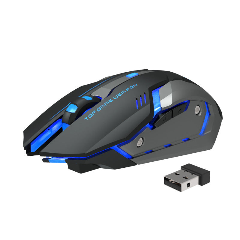 Wireless Charging Silent Gaming Mouse Machinery - Premium Computer & office from Eretailer365.com - Just $19.25! Shop now at Eretailer365.com