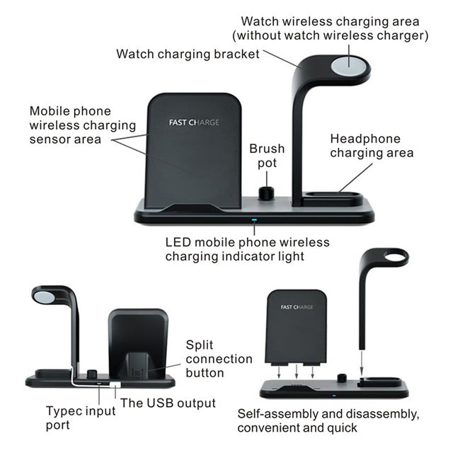 Wireless charger bracket - Premium Phones & Accessories from Eretailer365.com - Just $43.36! Shop now at Eretailer365.com