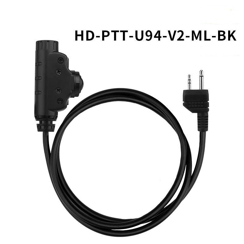 WoSporT Tactical U94 V2 PTT Headset Adapter - Premium Consumer Electronics from Eretailer365.com - Just $29.02! Shop now at Eretailer365.com