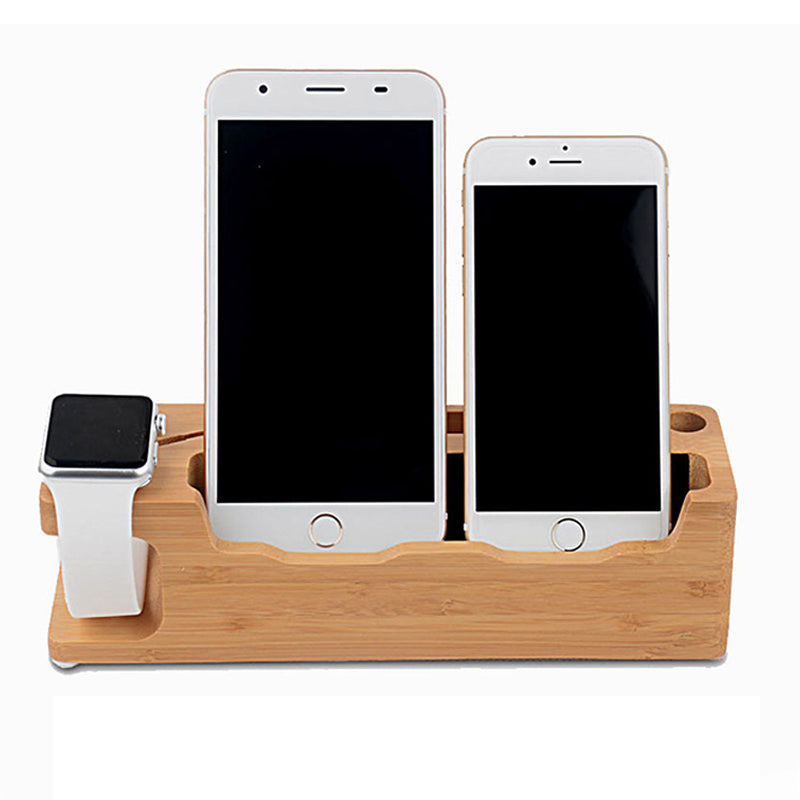 Wooden Charging Station Phone Holder - Premium Phones & Accessories from Eretailer365.com - Just $12.42! Shop now at Eretailer365.com