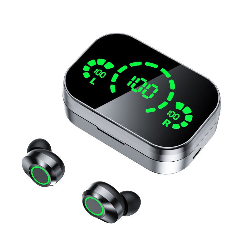 YD03 Wireless Bluetooth Headset TWS Large Screen Smart Digital Display In Ear Breathing Light - Premium 0 from Eretailer365.com - Just $2.61! Shop now at Eretailer365.com